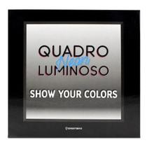 Luminária Quadro Lousa C/3 Canetas Giz Neon
