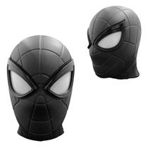 Luminária Quarto Decoração Mascara Homem Aranha Preto Geek
