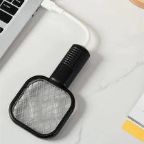 Luminaria raquete usb mata mosquito