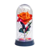 Luminária Redoma Com A Rosa Encantada Inspirada Na A Bela E A Fera Presente dia das mães