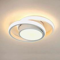 Luminária Redonda LED 33x25 Metal Luz Ajustável Branco Neutro Amarelo 3 em 1 Bivolt Sobrepor Luxo Luminária Redonda LED 33x25 Metal Luz Ajustável Branco Neutro Amarelo 3 em 1 Bivolt Sobrepor Luxo