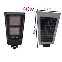 luminaria refletor ENERGIA SOLAR 40W Sensor+ placa solar - XT