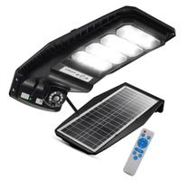 Luminaria Refletor Solar Led 400w Ip67 Camera Ip Visão Noturna E Colorida Wifi Controle Ptz Celular Compatível Android Ios Bidirecional Detecção De M