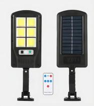 Luminária Refletor Solar Led Sensor De Presença Parede Jardi