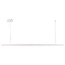 Luminaria Retangular Pendente Teto Escritório Sala Led Integrado 1,2m 36W Pronto para Instalar