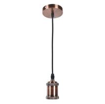 Luminária Retro Trabalhado Cobre 1 Lamp. - Juni