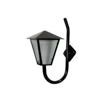 Luminária Romana Braço Curvo Parede Alumínio tecido com a cor Preto 56X31Cm Luminária Romana Braço Curvo Parede Alumínio tecido com a cor Preto 56X31Cm