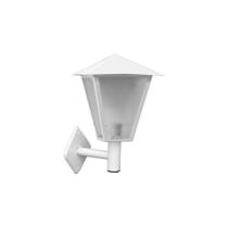 Luminária Romana Braço Reto De Parede Alumínio Item na cor Branco 31Cm