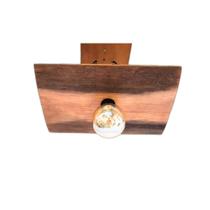 Luminária Rústica casca de madeira, para 1 lâmpada Luminária Rústica casca de madeira, para 1 lâmpada