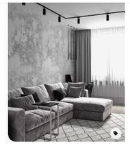 Luminária Sala Modelo L Trilho 4m + 8 Spots Led 7w Luz 4000k Luminária Sala Modelo L Trilho 4m + 8 Spots Led 7w Luz 4000k