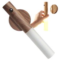 Luminaria Sensor Presença Batao Led Detecta Movimento Base Magnetica Parede USB Recarregavel Quarto Sala Casa Iluminaçao