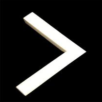 Luminária Seta Perfil Led Sobrepor 20,5cmx20,5cm Sinalização 110V ou 220V