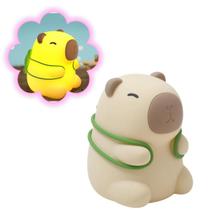 Luminária Silicone Abajur Noturno Capivara recarregável Touch Luminária Silicone Abajur Noturno Capivara recarregável Touch