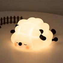Luminária Silicone Sensor De Toque Usb Panda Coelho Porco Hipo Ovelha