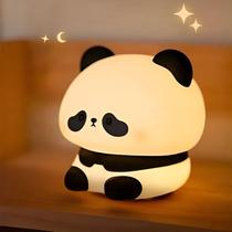 Luminária Silicone Sensor De Toque Usb Panda Coelho Porco Hipo Ovelha