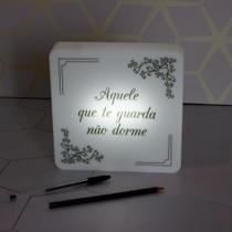 Luminária Slim Box Aquele Que Te Guarda