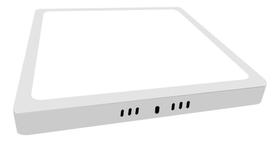Luminaria Sobrepor Led 12w Mini Plafon Quadrado Teto 17cm