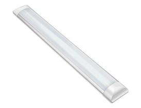 Luminária Sobrepor LED 20w 60cm Tubular Slim Branco Frio