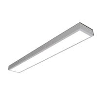 Luminária Sobrepor Preta Impacto Led P/ 2x Tubular T8 60cm Bivolt Alumínio