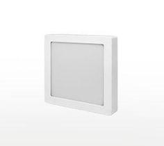 Luminária Sobrepor Quadrada 18W 3000K Bivolt - Flc