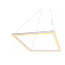 Luminaria Sobrepor Squadra 40x40cm Preto ou Branca Moderna