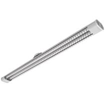 Luminária Sobrepor Tubular LED 2 Lâmpadas Retangular 120cm Lumepetro