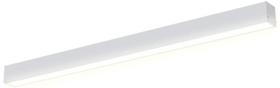 Luminária Sobrepor Vetor Led Linear 20W Bivolt Branca 4000K