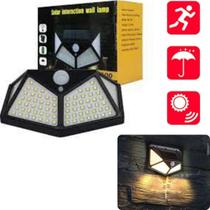 Luminária Solar 100 Leds Carrega Com Sol