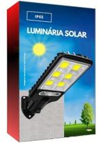 Luminária Solar 100w Led Refletor Potente Com Sensor Automático Fotocélula 3 Modos