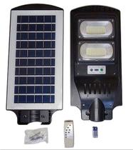 Luminária Solar 100W Poste Publica c/ Sensor de Presença