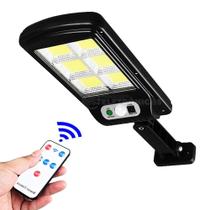 Luminária Solar 128 LEDs COB Com Sensor de Presença De Alta Qualidade 200W - DY8790 Luminária Solar 128 LEDs COB Com Sensor de Presença De Alta Qualidade 200W - DY8790