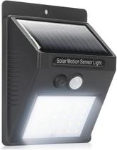 Luminária SOLAR 30 Leds Arandela com Sensor de Presença Luz Externa de Parede Jardim