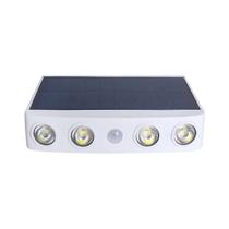 Luminária Solar 4 Leds Potência 2W Cor Branca Quente 5.5V Luzes do pátio Lâmpada de indução