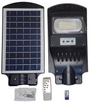 Luminária Solar 50W Poste Publica c/ Sensor de Presença