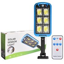 Luminária Solar 60W 150 LED C/ Controle e Sensor de Presença