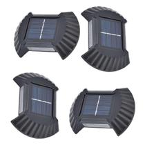 Luminaria Solar Arandela De Parede Kit 4 Und Luz Segurança