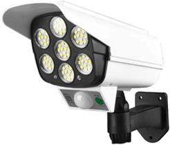 Luminaria Solar Camera Falsa Sensor de Proximidade 77 Leds 3 funções Luminaria Solar Camera Falsa Sensor de Proximidade 77 Leds 3 funções