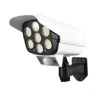 Luminaria Solar Camera Falsa Sensor de Proximidade 77 Leds 3 funções