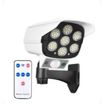 Luminaria Solar Camera Falsa Sensor De Proximidade 77 Leds Luminaria Solar Camera Falsa Sensor De Proximidade 77 Leds