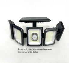 Luminária Solar com Controle Remoto - 300 LEDs, Branca Fria