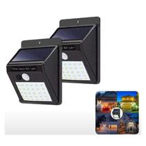 Luminária Solar com Sensor de Movimento 30 leds