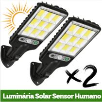 Luminária Solar com Sensor de Movimento Jardim, Quintal, Varanda