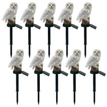 Luminaria Solar Coruja Kit 10 Uni Decoraçao Iluminaçao Led Rua Casa Quintal Varanda Jardim Enfeite Escutura Aves Luminaria Solar Coruja Kit 10 Uni Decoraçao Iluminaçao Led Rua Casa Quintal Varanda Jardim Enfeite Escutura Aves