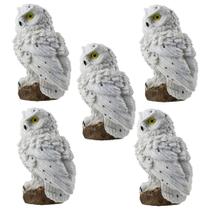 Luminaria Solar Coruja Kit 5 Uni Decoraçao Iluminaçao Led Rua Quintal Varanda Jardim Enfeite Escutura Aves Luminaria Solar Coruja Kit 5 Uni Decoraçao Iluminaçao Led Rua Quintal Varanda Jardim Enfeite Escutura Aves