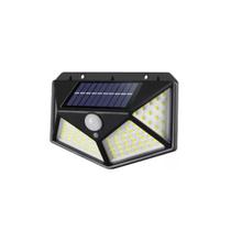 Luminaria Solar De Alta Potência 100 Leds Alto Brilho -Preto Luminaria Solar De Alta Potência 100 Leds Alto Brilho -Preto