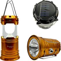 Luminária Solar de Camping Lampião Carregamento Portátil - 220V