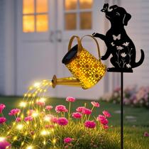 Luminária Solar de Jardim ZFNN Silhueta de Cão com Regador Luminária Solar de Jardim ZFNN Silhueta de Cão com Regador
