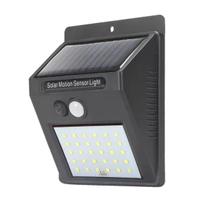 Luminária Solar de Parede com Sensor Led Carregado a Luz Solar Luminária Solar de Parede com Sensor Led Carregado a Luz Solar