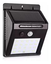 Luminária Solar De Parede Com Sensor Movimento 30 Led