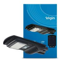 Luminária Solar Elgin LED 30W Luz Branca (6500K) 500lm IP44, Preto (48SOL30W0000) Luminária Solar Elgin LED 30W Luz Branca (6500K) 500lm IP44, Preto (48SOL30W0000)